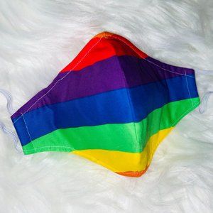 Rainbow Pride - Reusable / Washable Sculpted Mask